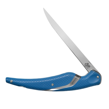 CUDA Folding Knife, 6.5" Titanium Bonded Folding Fillet Knife 18205